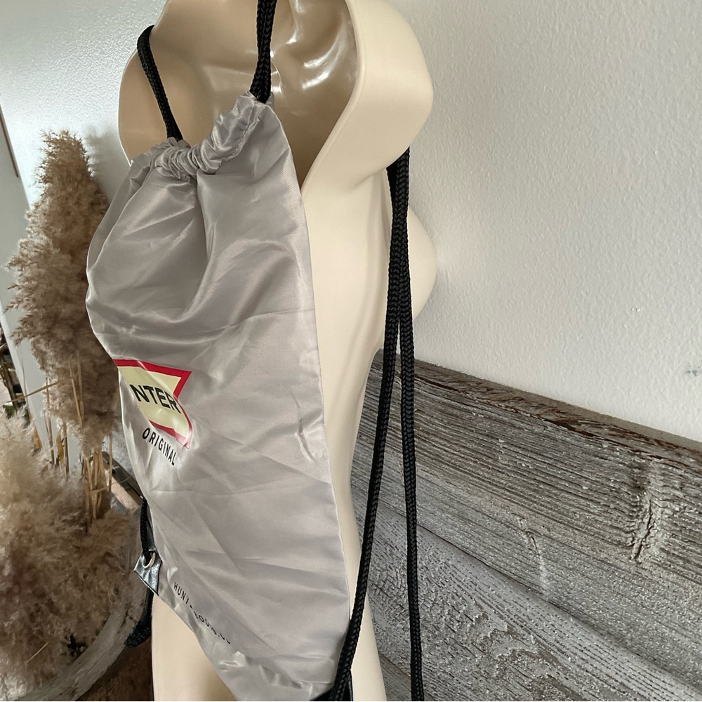 Hunter Gray Drawstring Bag/Backpack - image 2